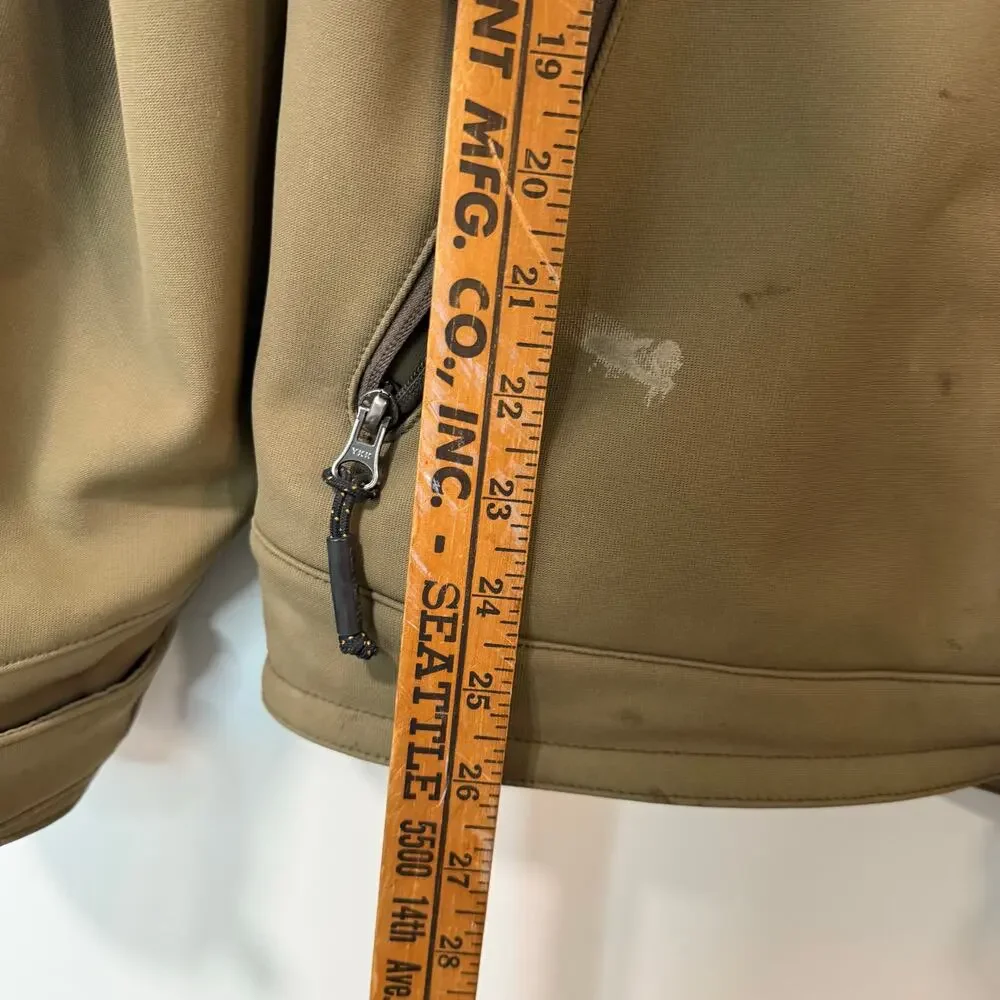 Carhartt Men's Crowley Nylon Jacket Full‎ Zip Softshell Tan Medium Workwear